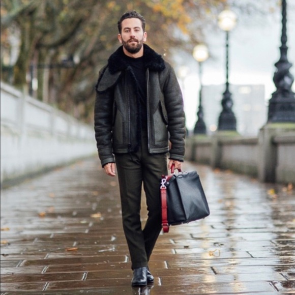 coach shearling coat